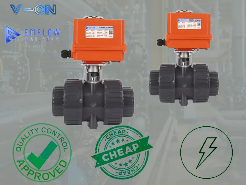 Lý do nên chọn van bi nhựa điều khiển điện EM-Flow EMEBA-OPT