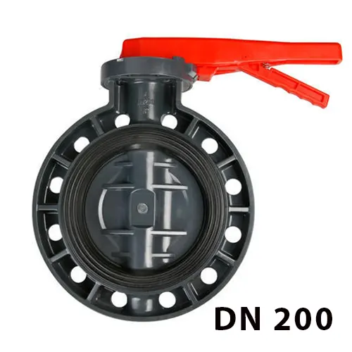 Van bướm nhựa PVC DN200