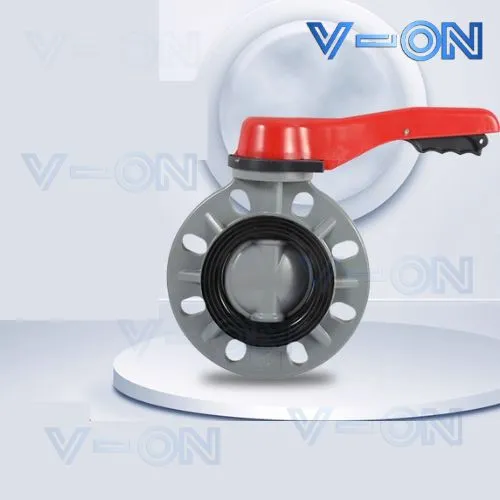 sản phẩm van bướm nhựa tay gạt cpvc