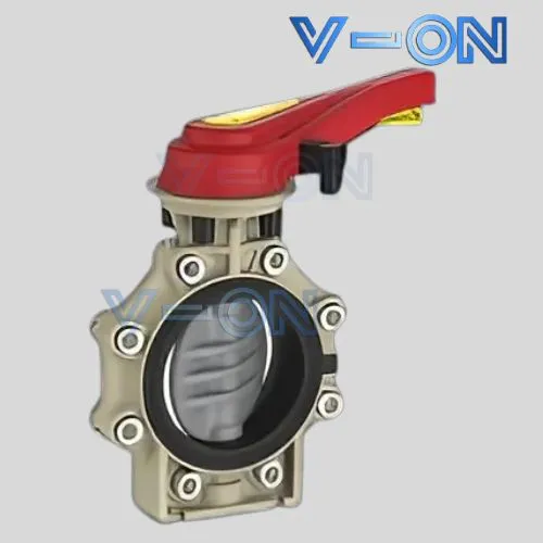 van bướm tay gạt kiểu lug