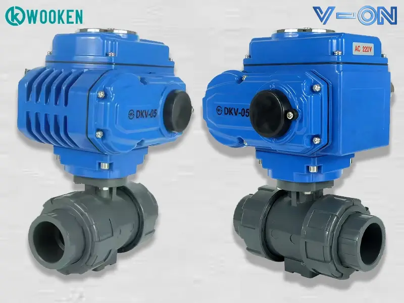 Van bi nhựa điều khiển điện Wooken