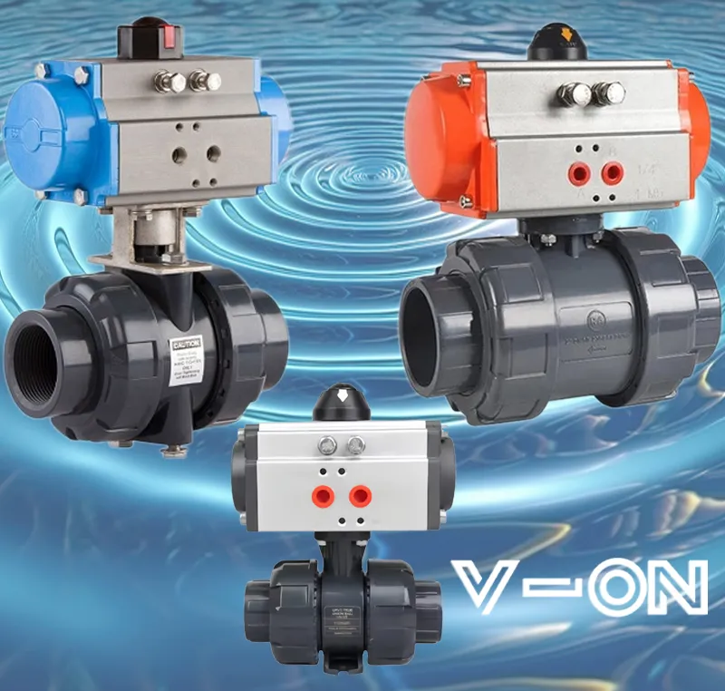 Van bi nhựa điều khiển khí nén PVC