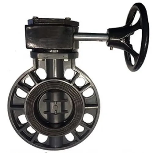 Van bướm nhựa PVC tay quay