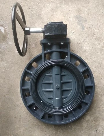 Van bướm nhựa PVC tay quay
