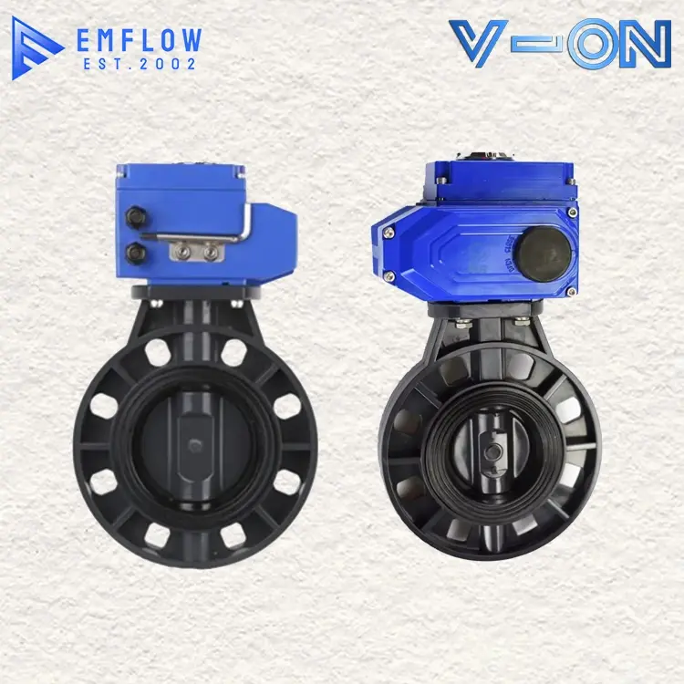 Van bướm nhựa điều khiển điện ON/OFF