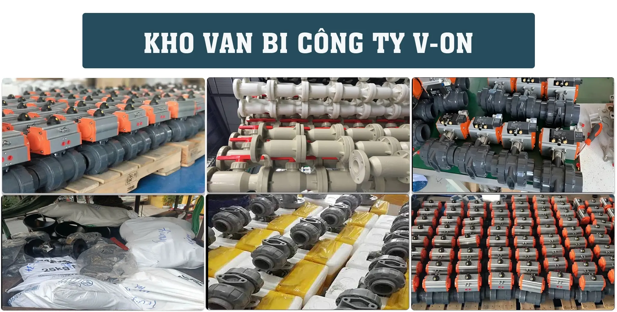 Hình ảnh kho van công nghiệp V-ON