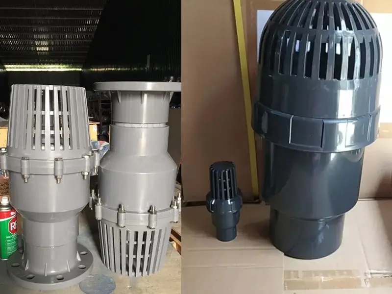 Hình ảnh rọ bơm mặt bích và rắc co