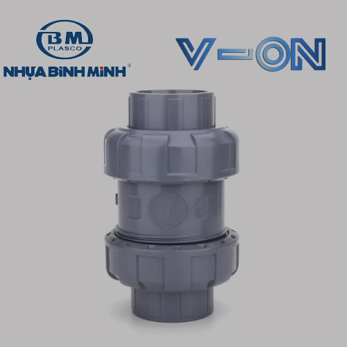 Van 1 chiều lò xo nhựa PVC