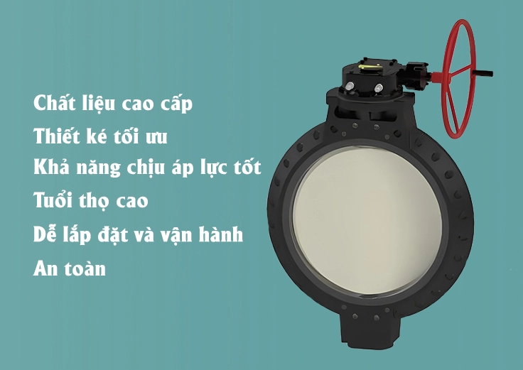 Ưu điểm của van bướm nhựa tay quay Asahi type 58