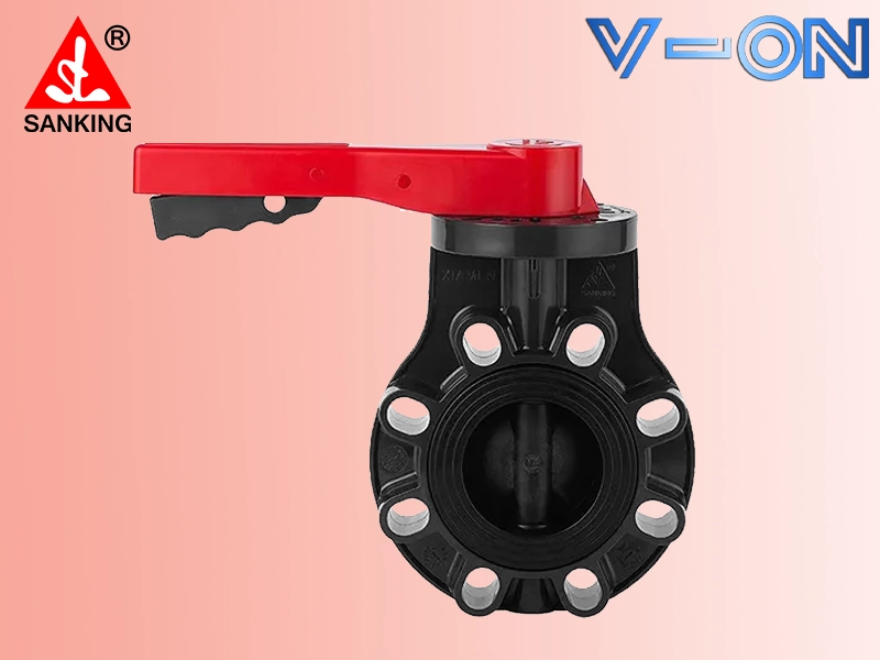 Van bướm nhựa tay gạt Sanking Trung Quốc