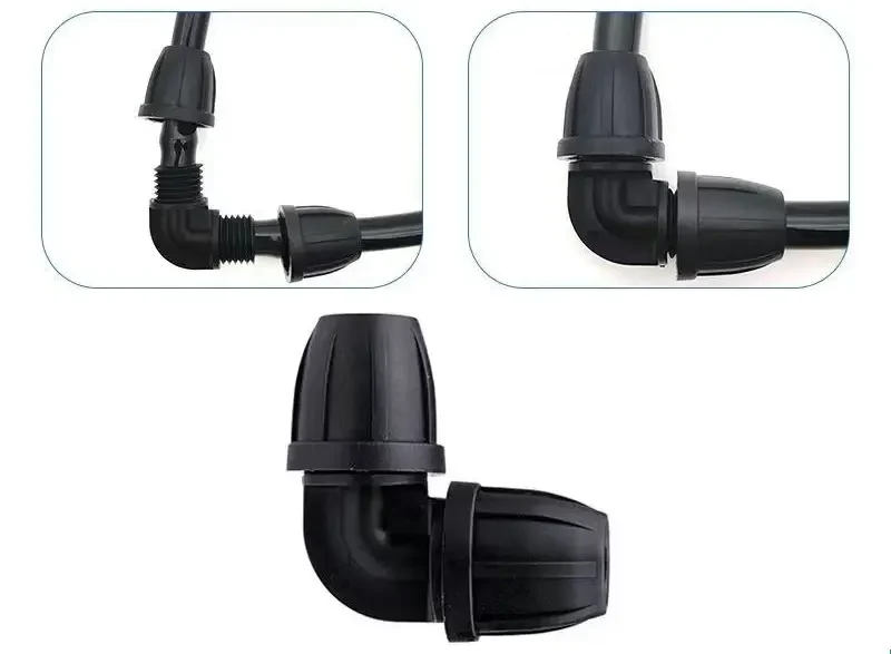 Hình ảnh nối góc 90 độ HDPE