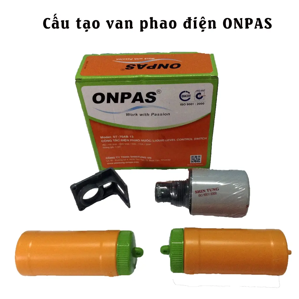 Cấu tạo van phao điện