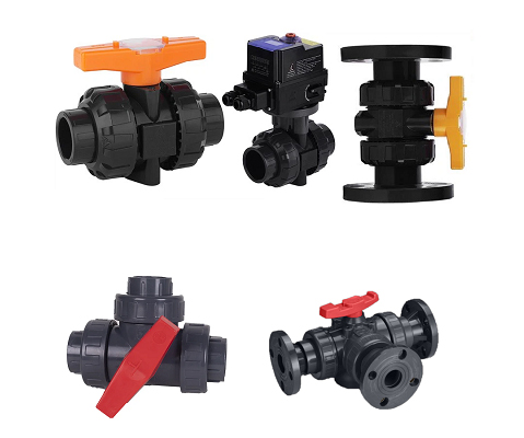 Hình ảnh van bi HDPE