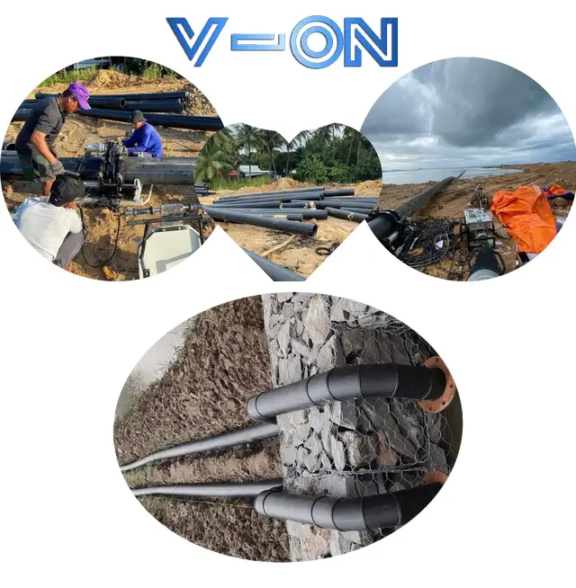 Phương pháp lắp đặt chếch HDPE