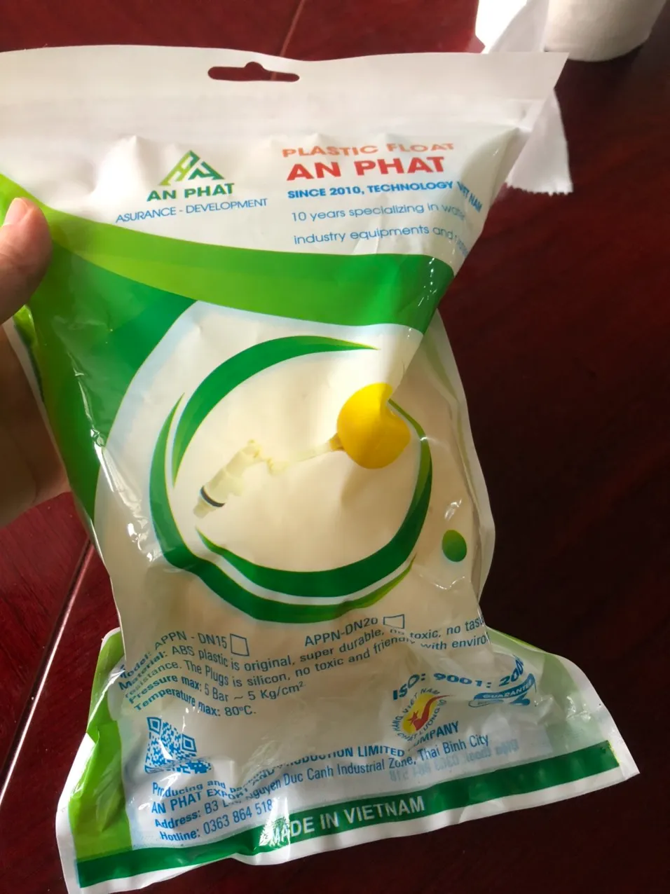 Van phao cơ nhựa ABS