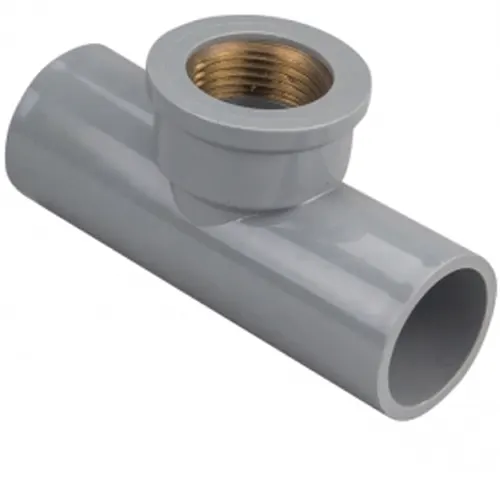 Tê nhựa uPVC ren trong đồng