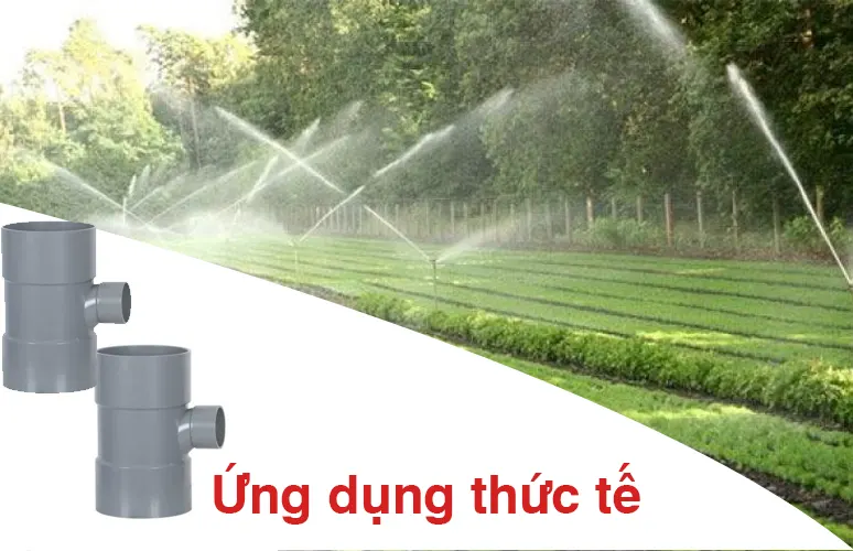 Hình ảnh ứng dụng Tê Cong Giảm PVC Tiền Phong
