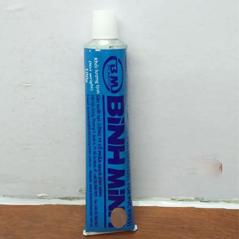 Keo dán ống nhựa PVC Bình Minh 100G