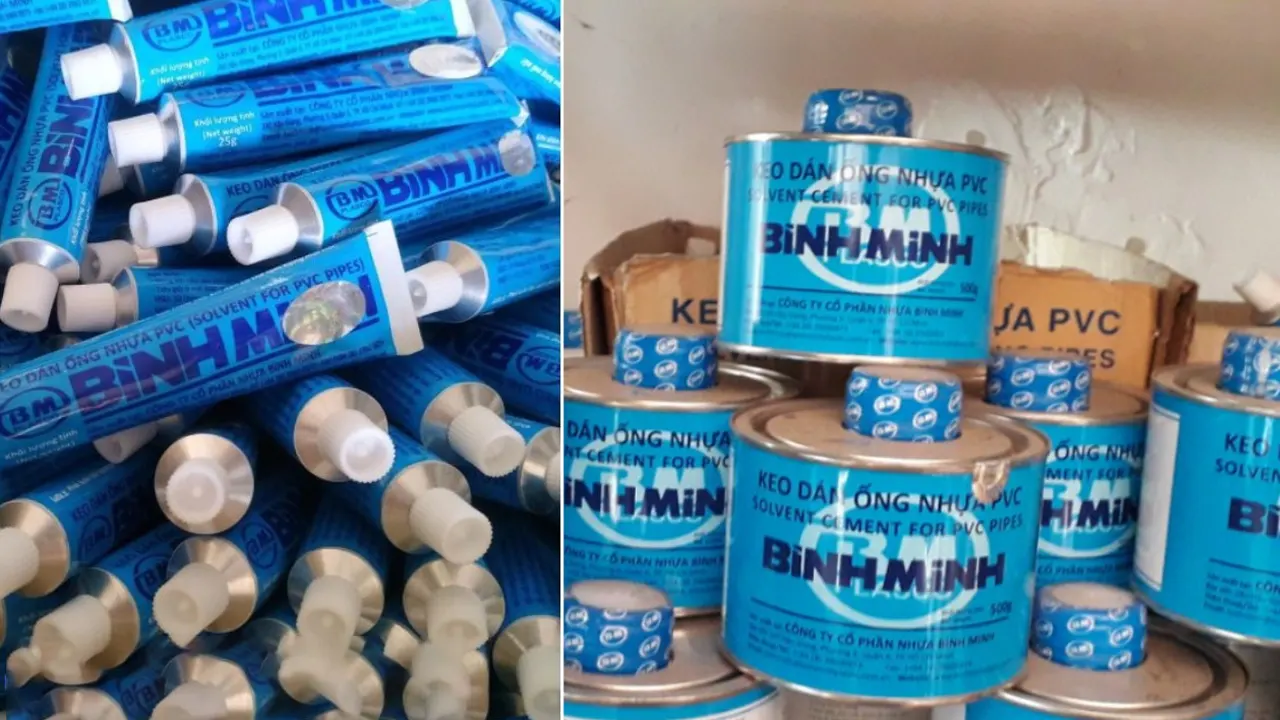 Keo Dán Ống Nhựa Nước Bình Minh