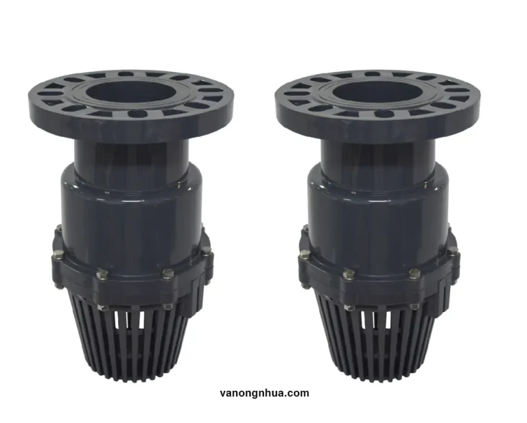 Rọ bơm nhựa rắc co mặt bích UPVC
