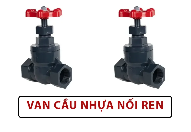 VAN CẦU NHỰA NỐI REN