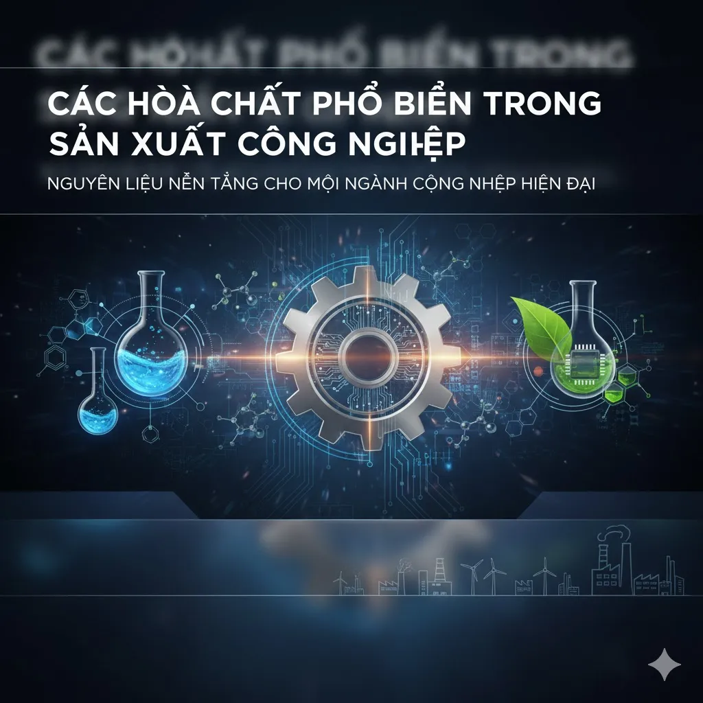 Các hóa chất phổ biến trong sản xuất công nghiệp