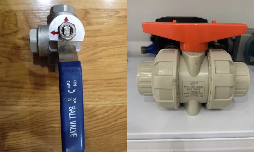 Vật liệu chế tạo van bi DN20