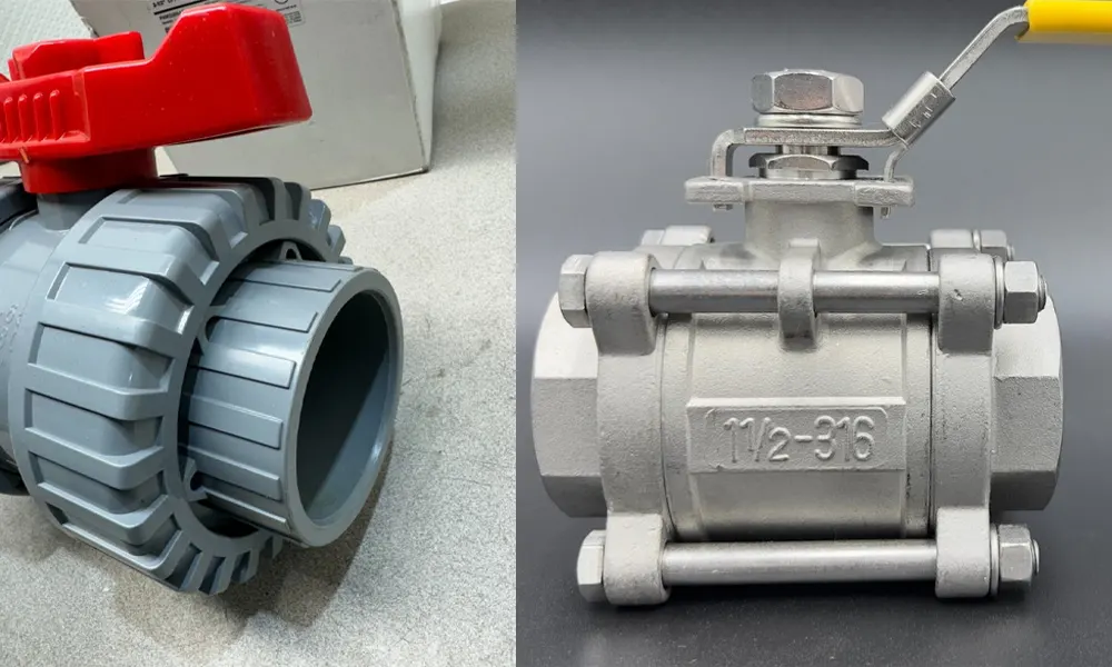 Vật liệu chế tạo van bi DN40