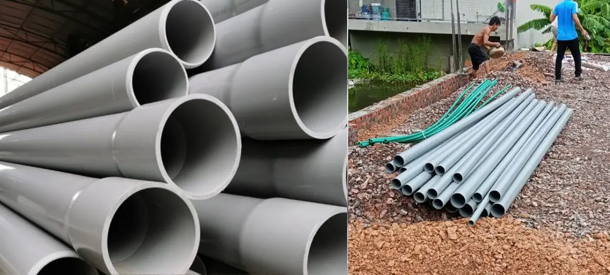 Đặc tính kỹ thuật của ống uPVC, ứng dụng