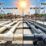Tuổi thọ của ống nhựa công nghiệp là bao lâu dưới ánh nắng mặt trời (UV)?