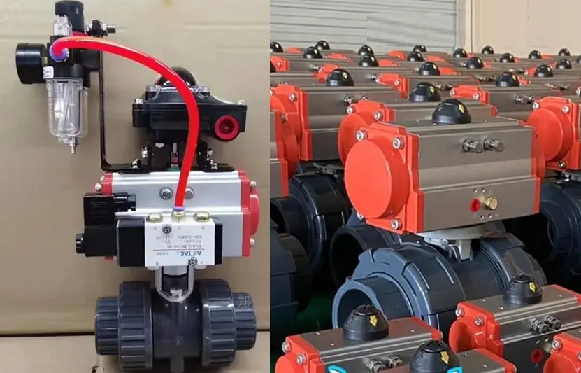 Van bi nhựa Điều Khiển Khí Nén (Pneumatic Actuated)