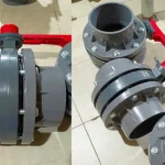 Van bướm nhựa mặt bích